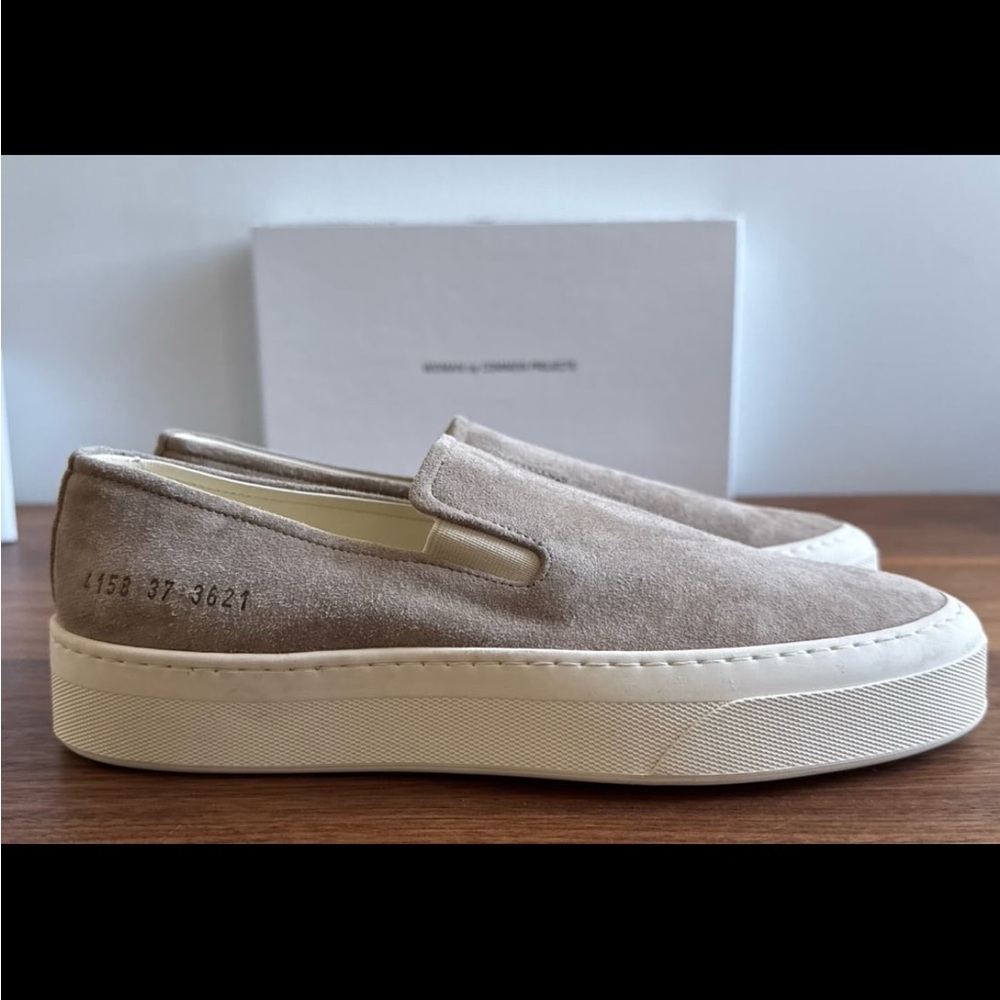 Common Projects Taupe Suede Slip-On size EU 37/US7